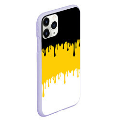 Чехол iPhone 11 Pro матовый Российская Империя потёки, цвет: 3D-светло-сиреневый — фото 2