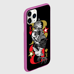 Чехол iPhone 11 Pro матовый Легоши и Луис Beastars Выдающиеся звери, цвет: 3D-фиолетовый — фото 2