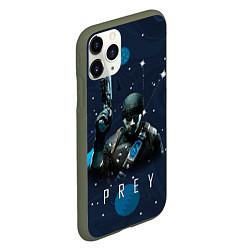 Чехол iPhone 11 Pro матовый Prey 2 gamer, цвет: 3D-темно-зеленый — фото 2