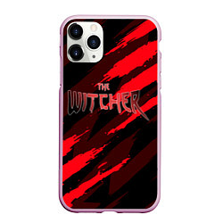 Чехол iPhone 11 Pro матовый The Witcher ГЕЙМЕРА супер игра, цвет: 3D-розовый