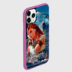 Чехол iPhone 11 Pro матовый Aloy Horizon, цвет: 3D-фиолетовый — фото 2