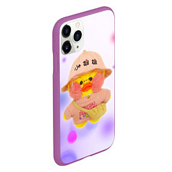 Чехол iPhone 11 Pro матовый УТОЧКА ЛАЛАФАНФАН Fan Fan Duck, цвет: 3D-фиолетовый — фото 2