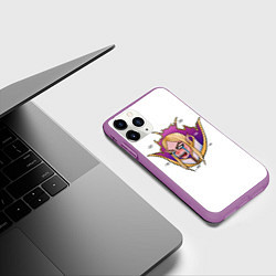 Чехол iPhone 11 Pro матовый Invoker Инвокер Dota2, цвет: 3D-фиолетовый — фото 2