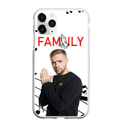Чехол iPhone 11 Pro матовый Егор Крид - Family, цвет: 3D-белый