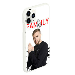 Чехол iPhone 11 Pro матовый Егор Крид - Family, цвет: 3D-белый — фото 2