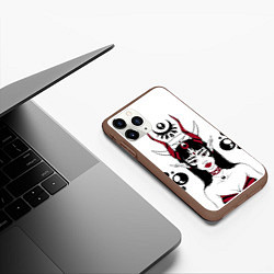 Чехол iPhone 11 Pro матовый Devil beauty, цвет: 3D-коричневый — фото 2