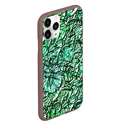 Чехол iPhone 11 Pro матовый Fashion pattern 2025, цвет: 3D-коричневый — фото 2