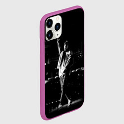 Чехол iPhone 11 Pro матовый Фараон на Сцене Pharaoh ЧБ, цвет: 3D-фиолетовый — фото 2