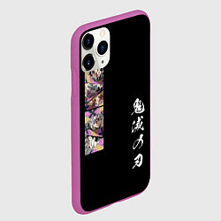 Чехол iPhone 11 Pro матовый Клинок, Квартал красных фонарей, цвет: 3D-фиолетовый — фото 2