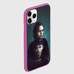 Чехол iPhone 11 Pro матовый Амиция и Гуго, цвет: 3D-фиолетовый — фото 2