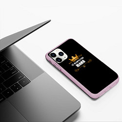 Чехол iPhone 11 Pro матовый Её величество Юлия!, цвет: 3D-розовый — фото 2