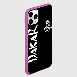 Чехол iPhone 11 Pro матовый Дакар ралли, цвет: 3D-фиолетовый — фото 2