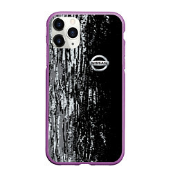 Чехол iPhone 11 Pro матовый Ниссан nissan sport, цвет: 3D-фиолетовый