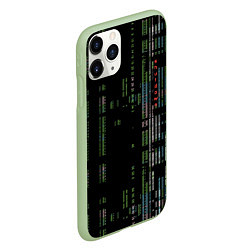 Чехол iPhone 11 Pro матовый Shutdown, цвет: 3D-салатовый — фото 2