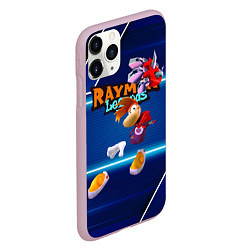 Чехол iPhone 11 Pro матовый Rayman Legends Blue, цвет: 3D-розовый — фото 2