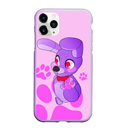 Чехол iPhone 11 Pro матовый Bonnie the Rabbit UCN, цвет: 3D-светло-сиреневый