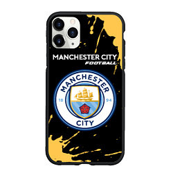 Чехол iPhone 11 Pro матовый МАНЧЕСТЕР СИТИ Football Краска, цвет: 3D-черный