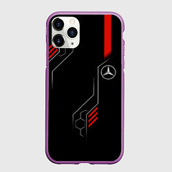 Чехол iPhone 11 Pro матовый AMG MERCEDES ТЕХНОЛОГИИ
