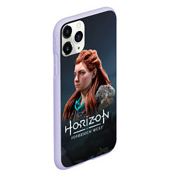 Чехол iPhone 11 Pro матовый Элой Aloy Horizon Forbidden West, цвет: 3D-светло-сиреневый — фото 2