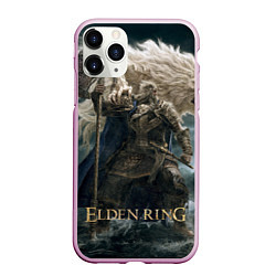 Чехол iPhone 11 Pro матовый Годфри и лев Elden Ring, цвет: 3D-розовый
