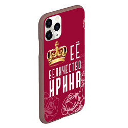 Чехол iPhone 11 Pro матовый Её величество Прекрасная, цвет: 3D-коричневый — фото 2