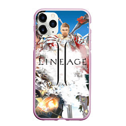 Чехол iPhone 11 Pro матовый Hero of Lineage, цвет: 3D-розовый