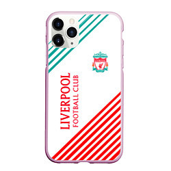 Чехол iPhone 11 Pro матовый LIVERPOOL ЛИВЕРПУЛЬ, цвет: 3D-розовый