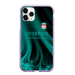 Чехол iPhone 11 Pro матовый Liverpool спорт, цвет: 3D-светло-сиреневый
