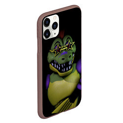 Чехол iPhone 11 Pro матовый Five Nights at Freddys: Security Breach Аллигатор, цвет: 3D-коричневый — фото 2