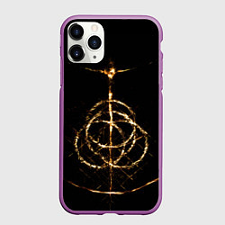 Чехол iPhone 11 Pro матовый ЭЛДЕН РИНГ ELDEN RING, цвет: 3D-фиолетовый