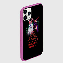 Чехол iPhone 11 Pro матовый Five Nights at Freddys: Security Breach, цвет: 3D-фиолетовый — фото 2