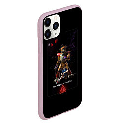 Чехол iPhone 11 Pro матовый FNAF 9 Security Breach персонажи, цвет: 3D-розовый — фото 2