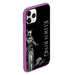 Чехол iPhone 11 Pro матовый ELDEN RING - ВАЛЬКИРИЯ, цвет: 3D-фиолетовый — фото 2