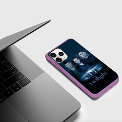 Чехол iPhone 11 Pro матовый Последняя битва, цвет: 3D-фиолетовый — фото 2