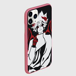 Чехол iPhone 11 Pro матовый Аста арт, цвет: 3D-малиновый — фото 2