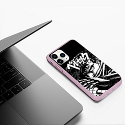 Чехол iPhone 11 Pro матовый ГАТС BERSERK БЕРСЕРК, цвет: 3D-розовый — фото 2