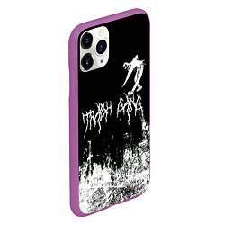 Чехол iPhone 11 Pro матовый Ghostemane Mercury Trash Gang Гостмейн Призрак гра, цвет: 3D-фиолетовый — фото 2