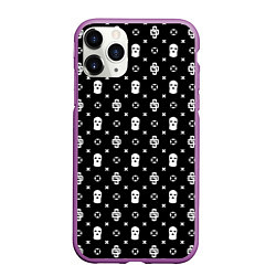 Чехол iPhone 11 Pro матовый Black Dope Camo Dope Street Market, цвет: 3D-фиолетовый