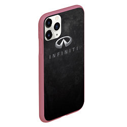 Чехол iPhone 11 Pro матовый Infinity 2020, цвет: 3D-малиновый — фото 2