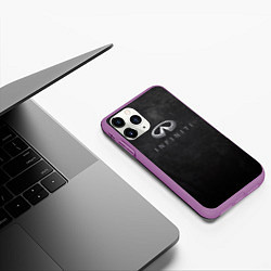 Чехол iPhone 11 Pro матовый Infinity 2020, цвет: 3D-фиолетовый — фото 2