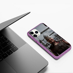 Чехол iPhone 11 Pro матовый Сенуа Hellblade 2, цвет: 3D-фиолетовый — фото 2