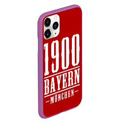 Чехол iPhone 11 Pro матовый Бавария Bayern Munchen, цвет: 3D-фиолетовый — фото 2