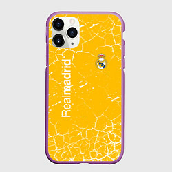 Чехол iPhone 11 Pro матовый Реал мадрид, цвет: 3D-фиолетовый