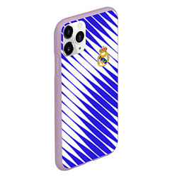 Чехол iPhone 11 Pro матовый Real madrid реал мадрид, цвет: 3D-сиреневый — фото 2