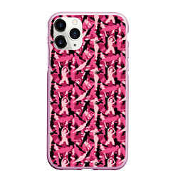 Чехол iPhone 11 Pro матовый Стриптиз девушки, цвет: 3D-розовый
