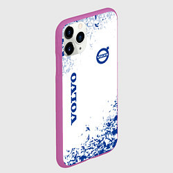 Чехол iPhone 11 Pro матовый Volvo - Auto sport, цвет: 3D-фиолетовый — фото 2