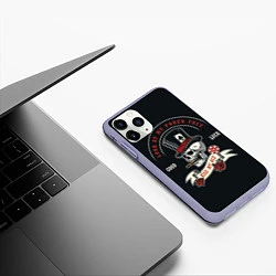 Чехол iPhone 11 Pro матовый KISS MY ASS CASINO, цвет: 3D-светло-сиреневый — фото 2