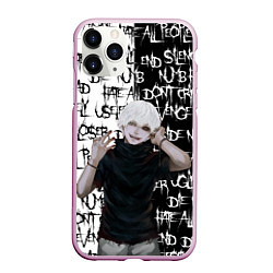 Чехол iPhone 11 Pro матовый DEAD INSIDE MODE ТОКИЙСКИЙ ГУЛЬ, цвет: 3D-розовый