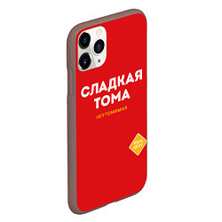 Чехол iPhone 11 Pro матовый СЛАДКАЯ ТОМА, цвет: 3D-коричневый — фото 2