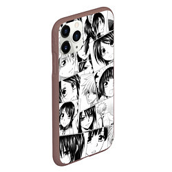 Чехол iPhone 11 Pro матовый ПРЕЗИДЕНТ СТУДСОВЕТА ГОРНИЧНАЯ Pattern, цвет: 3D-коричневый — фото 2